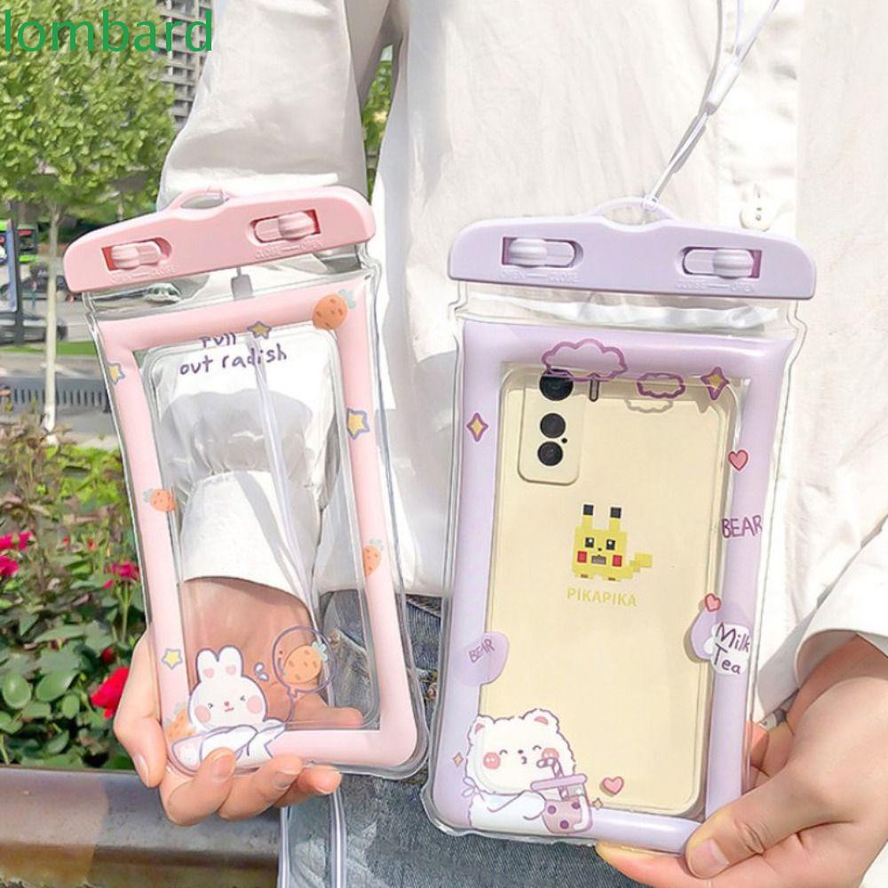 Túi Đựng Điện Thoại Chống Thấm Nước Họa Tiết Hoạt Hình Dễ Thương