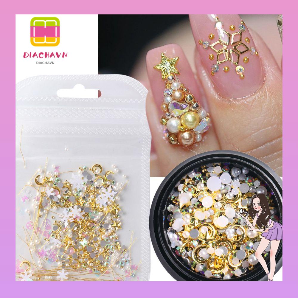 Móng Tay Hỗn Hợp Zodiachavn|Charms Phụ Kiện Trang Trí Móng Tay Bằng Kim Loại Xinh Xắn