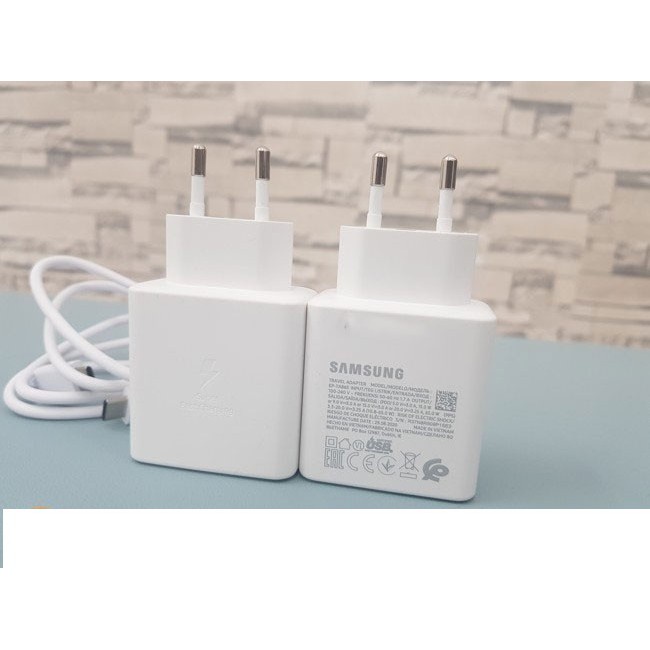 Bộ sạc hỗ trợ sạc siêu nhanh Samsung 65W EP-TA865