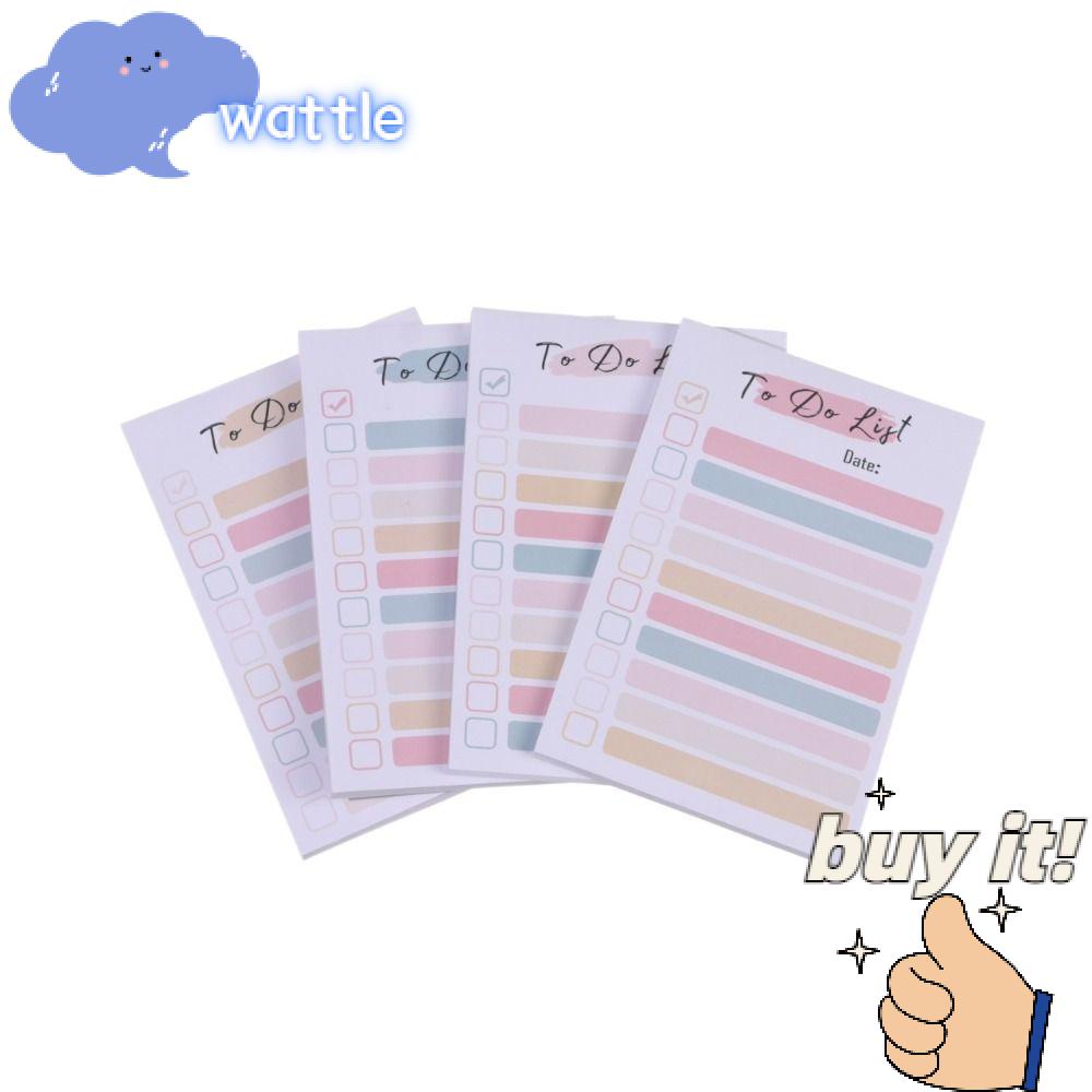 Set 4 Tập Giấy Ghi Chú Màu Sắc Ngọt Ngào Tiện Dụng