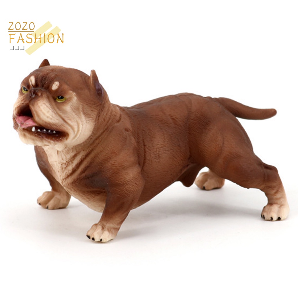 Mô Hình Chó Pitbull Mini Dễ Thương Cho Bé