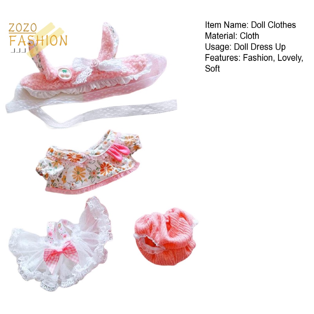 1 Bộ Đồ Thời Trang Mùa Xuân Cho Búp Bê 20cm Dễ Thương