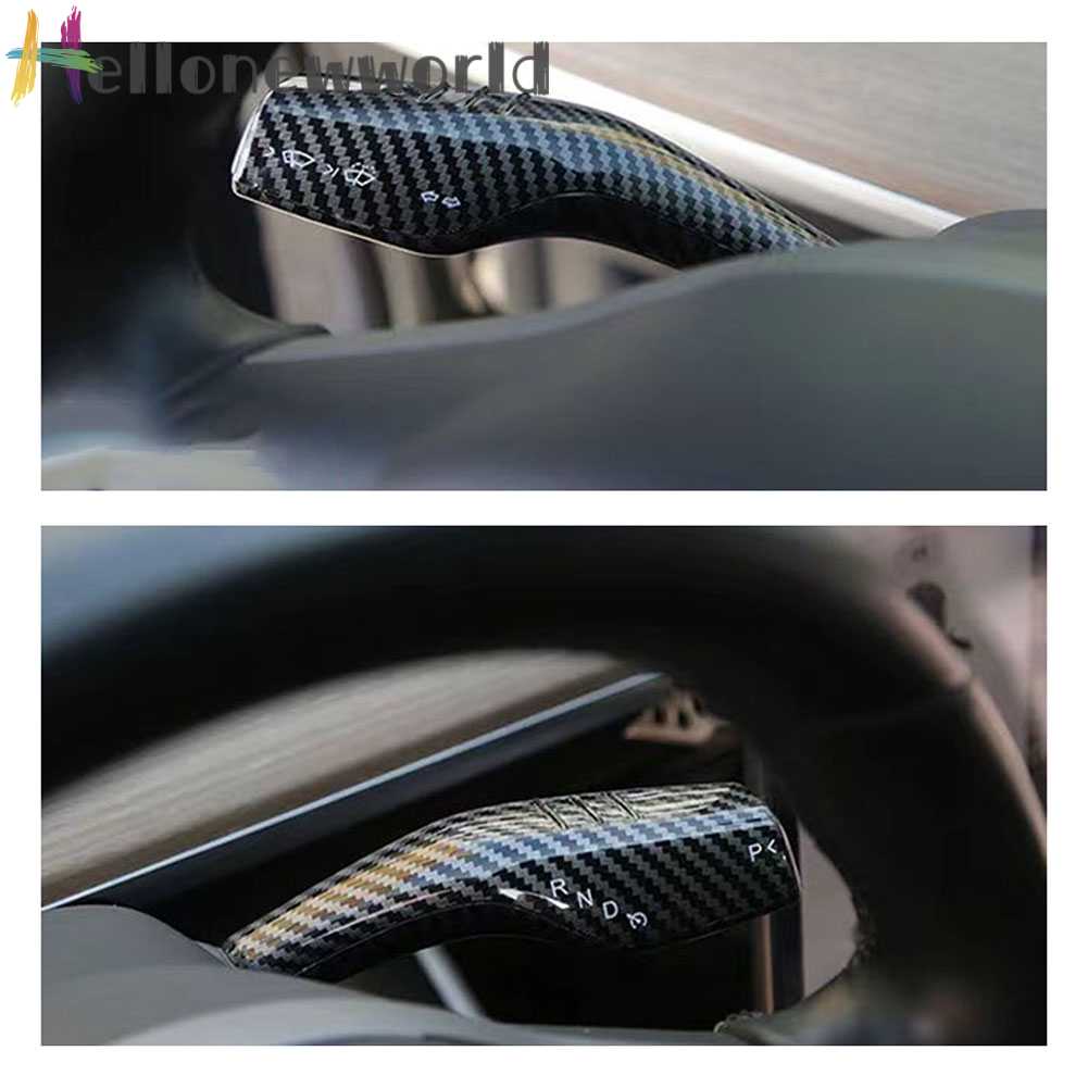 Set 2 Vỏ Bọc Cần Gạt Số Cho Tesla Model 3 / Y