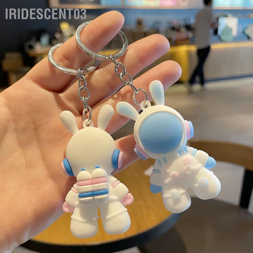 Iridescent03 Móc Khóa Dễ Thương Hình Thỏ Hoạt Túi Chìa Ô Tô Mặt Dây Chuyền Sinh Nhật Ngày Lễ Quà Tặng Cho Nam Nữ Cặp Đôi