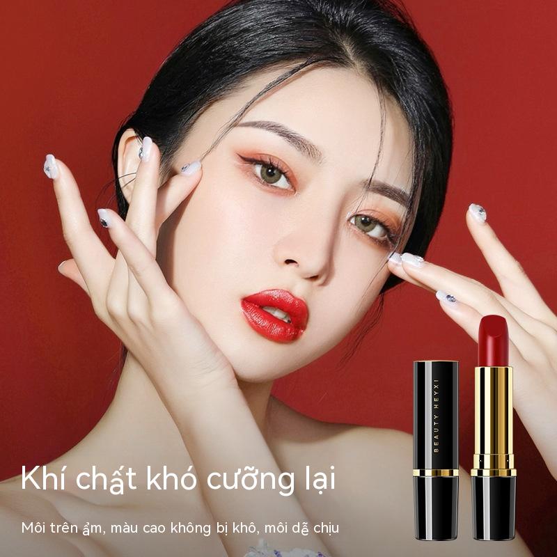Son Môi Sang Trọng Dưỡng ẩm Chống Nước Chống Mồ Hôi Dễ Lên Màu Không Dễ Phai Màu Dành Cho Phụ Nữ, Mỹ Phẩm