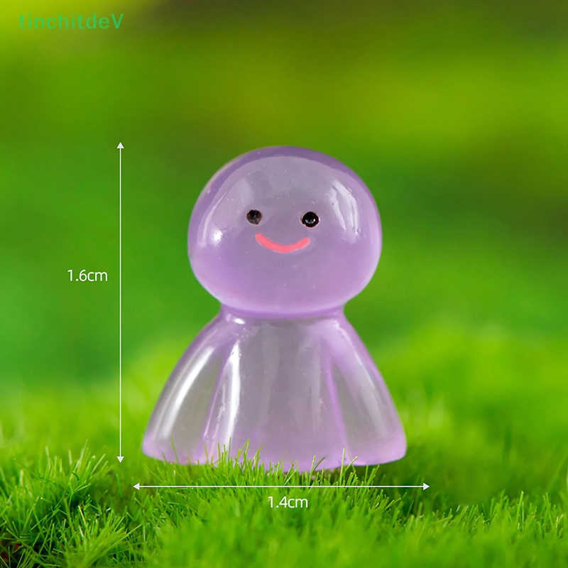 [TinchitdeV] Set 1 / 5 Búp Bê Resin Dạ Quang Treo Bảng Điều Khiển Xe Hơi [Mới]