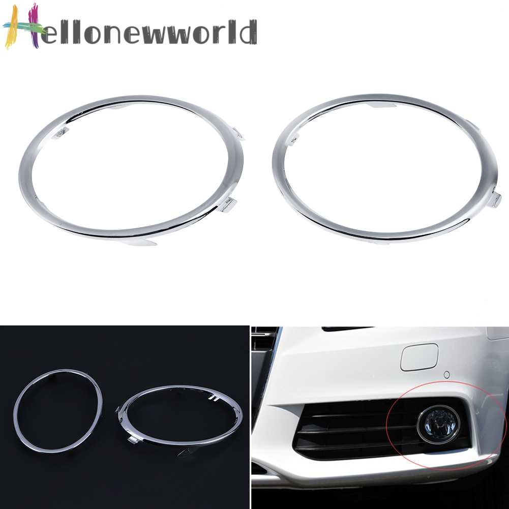 1 Cặp Vòng Ốp Đèn Sương Mù Xe Hơi Cho Audi A4 B8 09-12