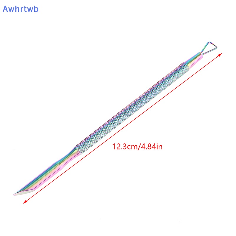 1 Muỗng Hai Đầu Bằng Thép Không Gỉ Chuyên Dụng Làm Móng Nghệ Thuật Mới
