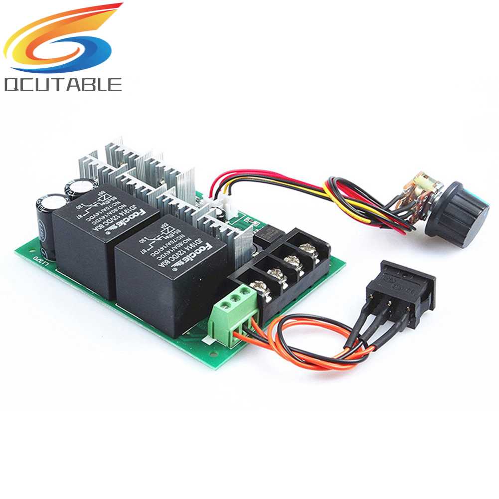 Mô Đun Điều Khiển Tốc Độ Động Cơ Chổi Than DC12V 24V 36V 2000W 40A