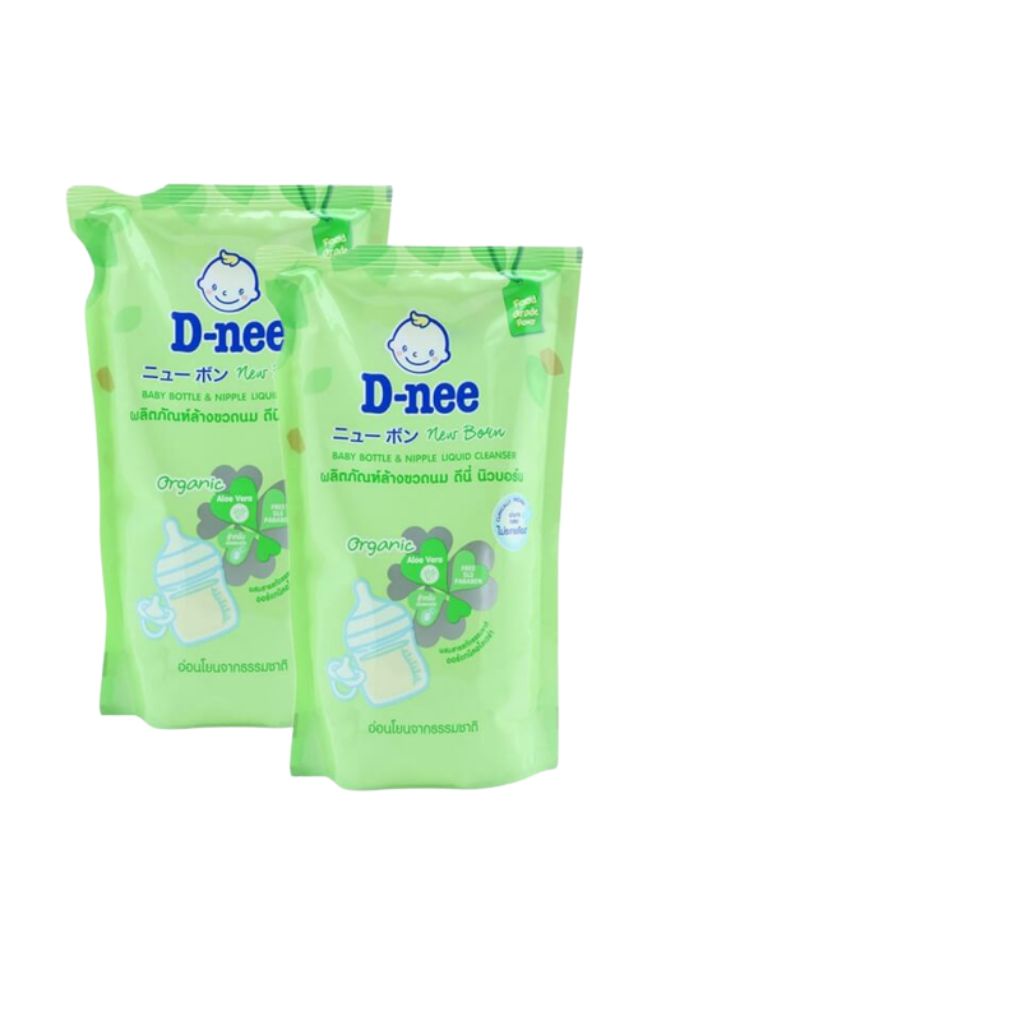 ComBo 2 Túi Nước xúc bình sữa Dnee, rửa bình sữa Dnee dạng túi  400ml hàng THÁI