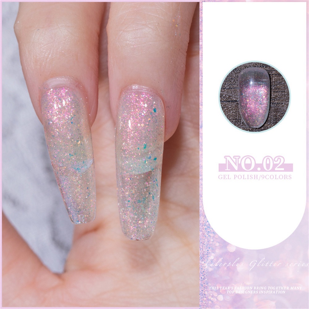 Sơn Móng Tay gel UV Ánh Kim Tuyến Lấp Lánh