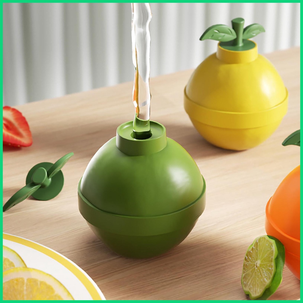 Khuôn Làm Đá Hình Cầu Bằng Silicone DIY Dễ Tháo Gỡ