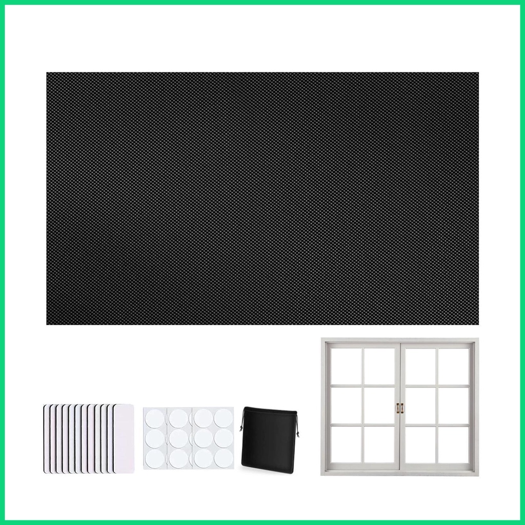 Rèm Che Cửa Sổ Tạm Thời Bằng Vải Oxford 210D Tự Dính Mạnh Dùng Khi Đi Du Lịch