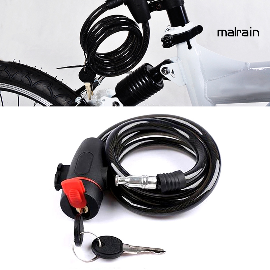 1 Bộ Ổ Khóa Xe Đạp Leo Núi Bằng Kim Loại Độ Bền Cao Kèm Chìa Khóa Tiện Dụng Cho Gia Đình