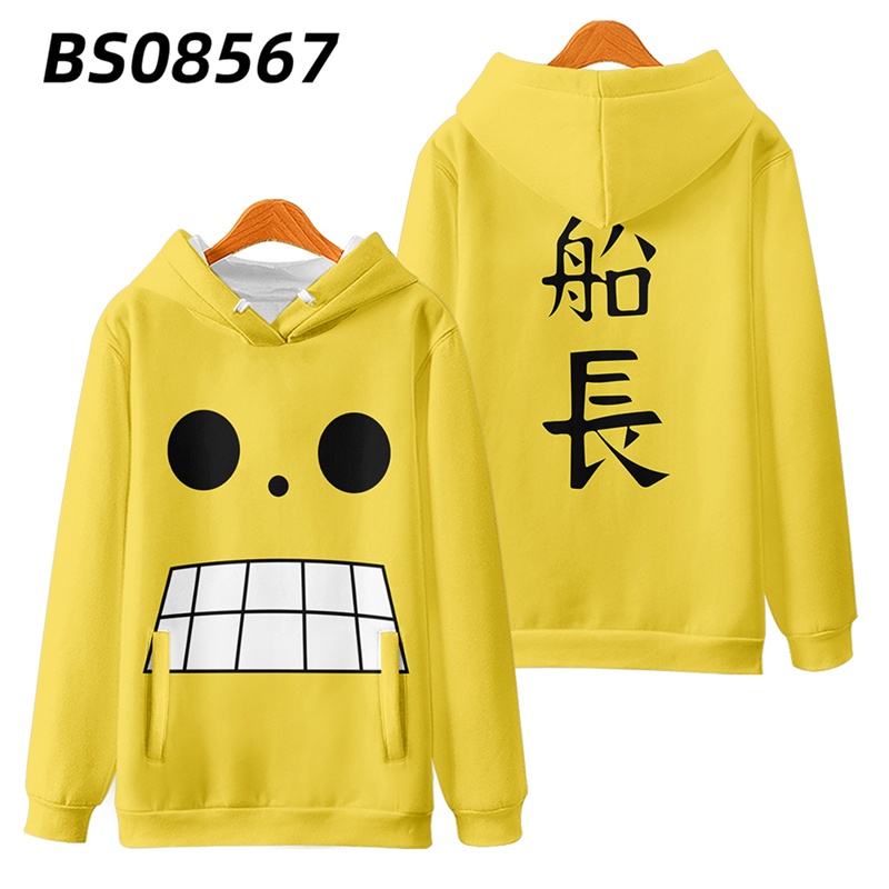 Áo Hoodie Tay Dài In Hình Monkey D Luffy Zoro Anime One Piece Thời Trang Thường Ngày