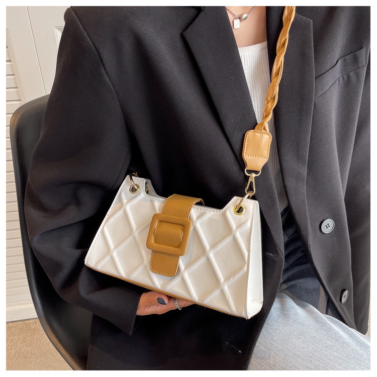 MOUSSON Túi Xách Đeo Chéo Thiết Kế Đơn Giản Phong Cách retro