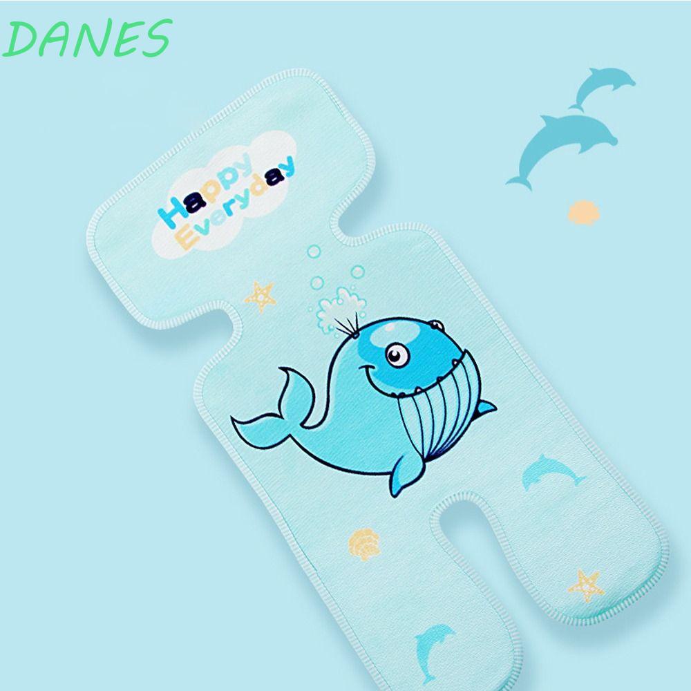 Đệm Lót Xe Đẩy Em Bé In Hình Hoạt Hình Dễ Thương Thoải Mái