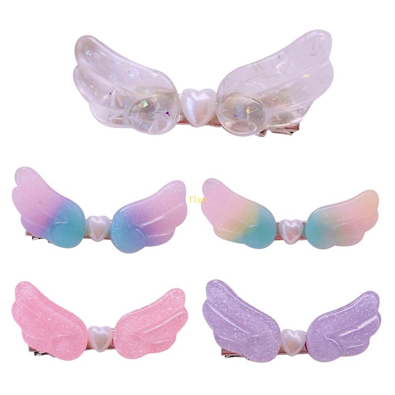 Kẹp Tóc Hình Đôi Cánh Đính Ngọc Trai Phong Cách Lolita