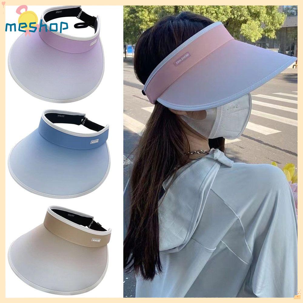 Mũ Rộng Vành Hở Chóp Màu Gradient Thời Trang Đi Biển Mùa Hè