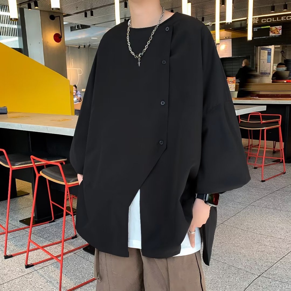 Áo Sơ Mi Tay Ngắn Mỏng Phong Cách Ruffian Cao Cấp Thời Trang Mùa Hè Hàng Mới 2023 Dành Cho Bạn Nam