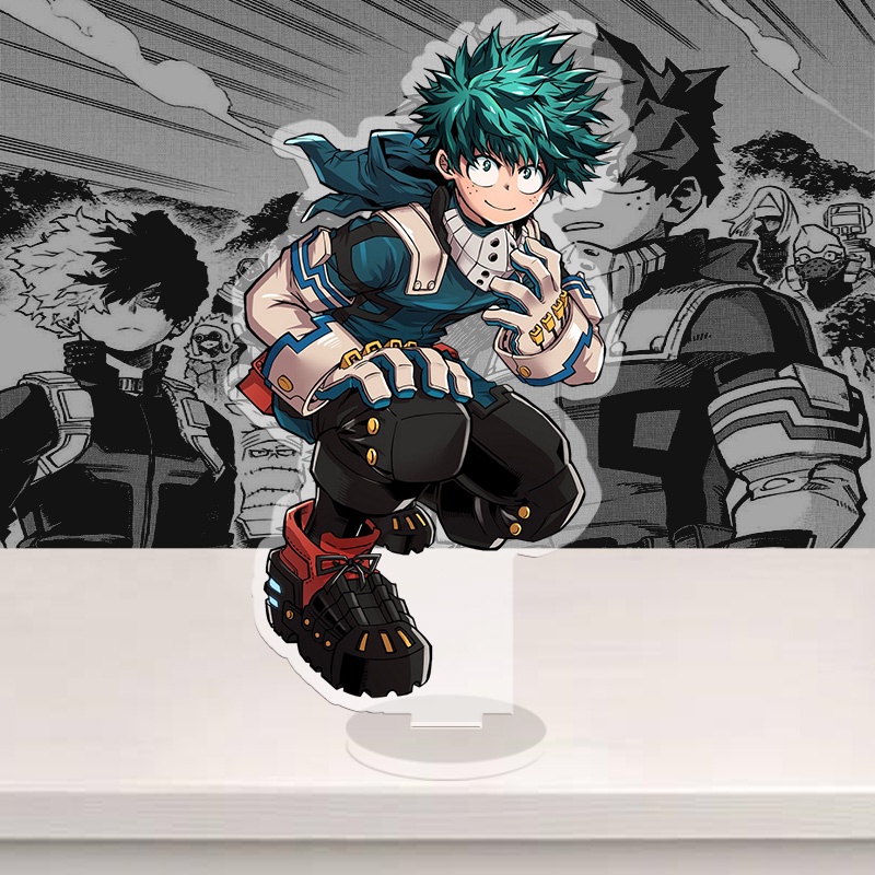 Standee My hero academia, anime Học viện siêu anh hùng, mô hình nhân vật Shoto, Bakugo, Midoriya