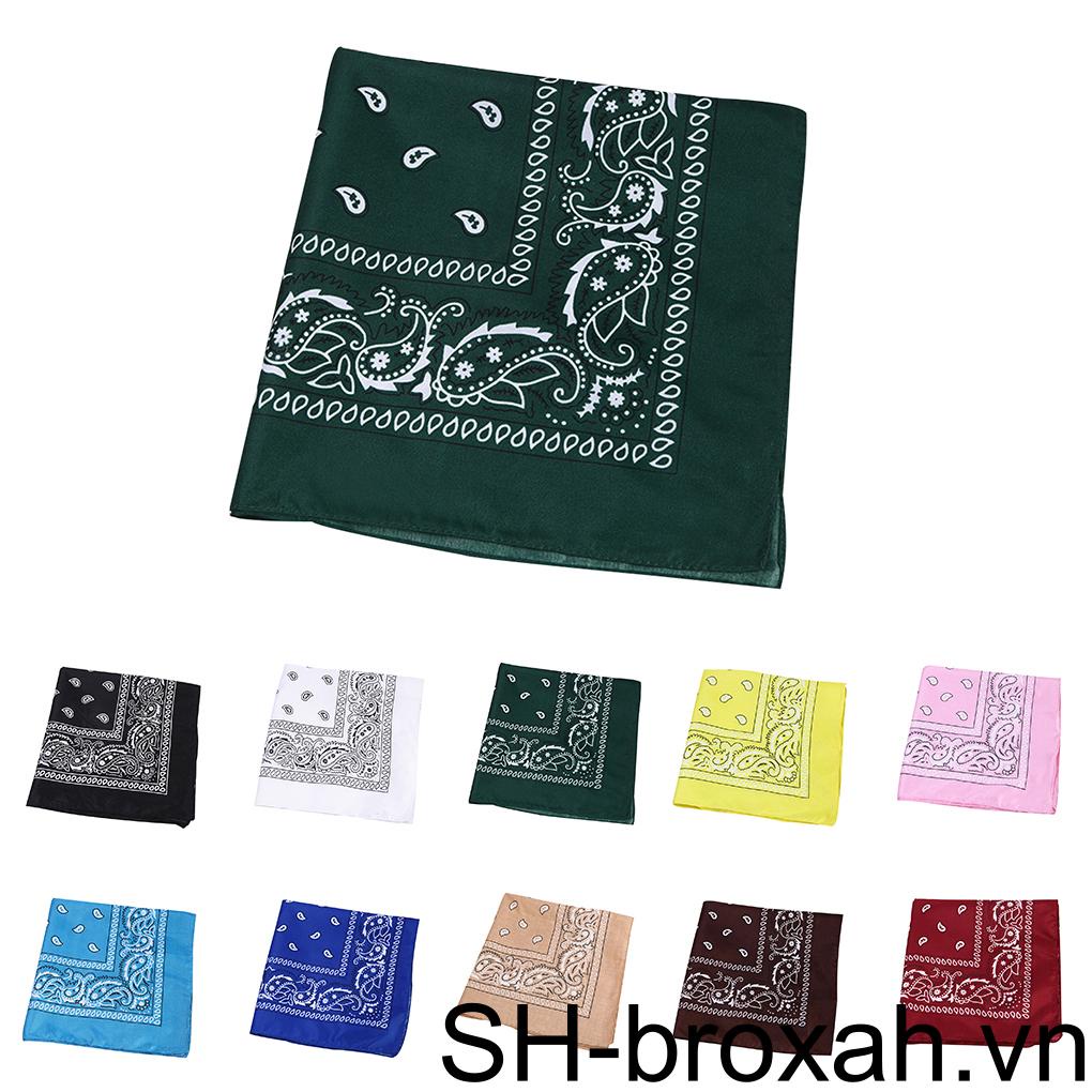 Khăn Choàng Cổ Hình Vuông Nhỏ In Họa Tiết Ngôi Sao Phong Cách Hip hop Thời Trang Cho Nam Và Nữ