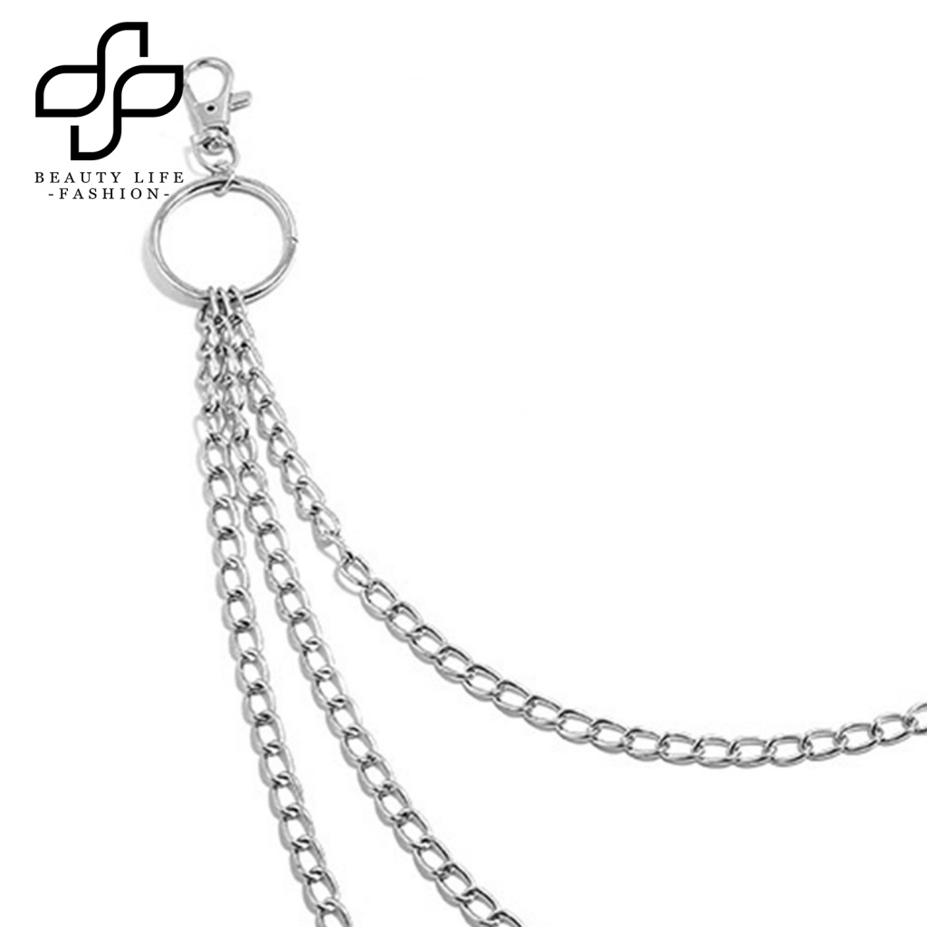 Dây Thắt Lưng Nhiều Lớp Trọng Lượng Nhẹ Phong Cách Hip Hop Cho Nam Và Nữ