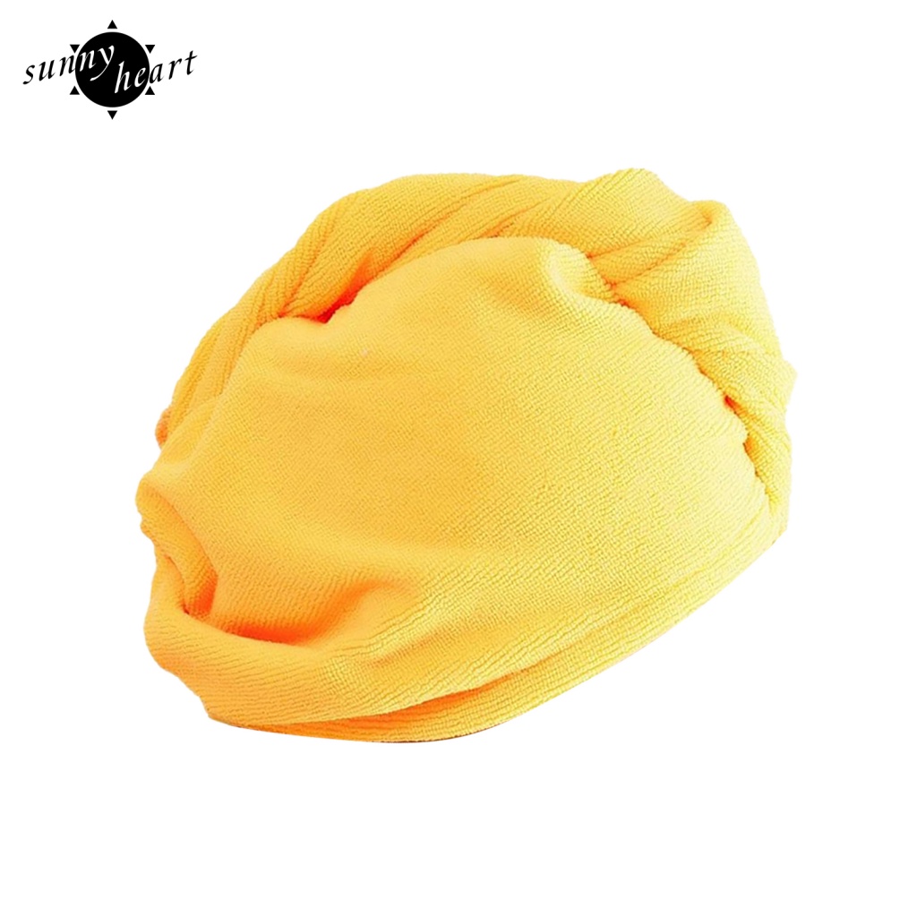 Khăn Quấn Tóc Bằng Sợi Micro Thấm Hút Nước Tốt Thoáng Khí Tiện Dụng Cho Nhà Tắm