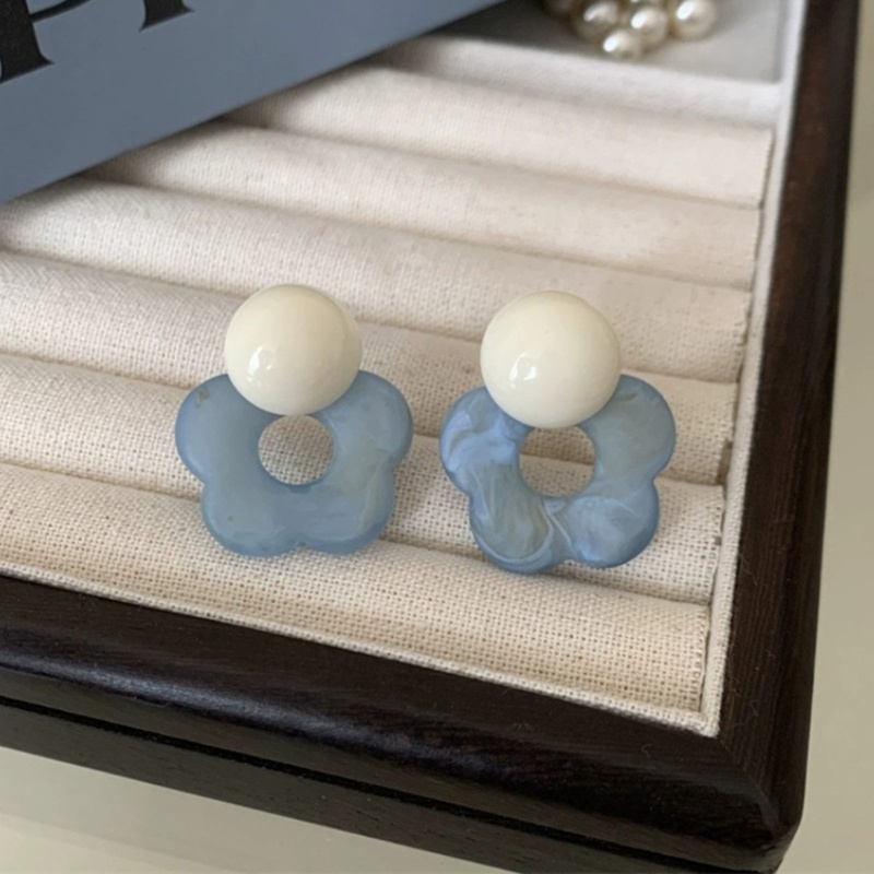 Khuyên Tai Silicone Hình Bông Hoa Xinh Xắn Dành Cho Nữ