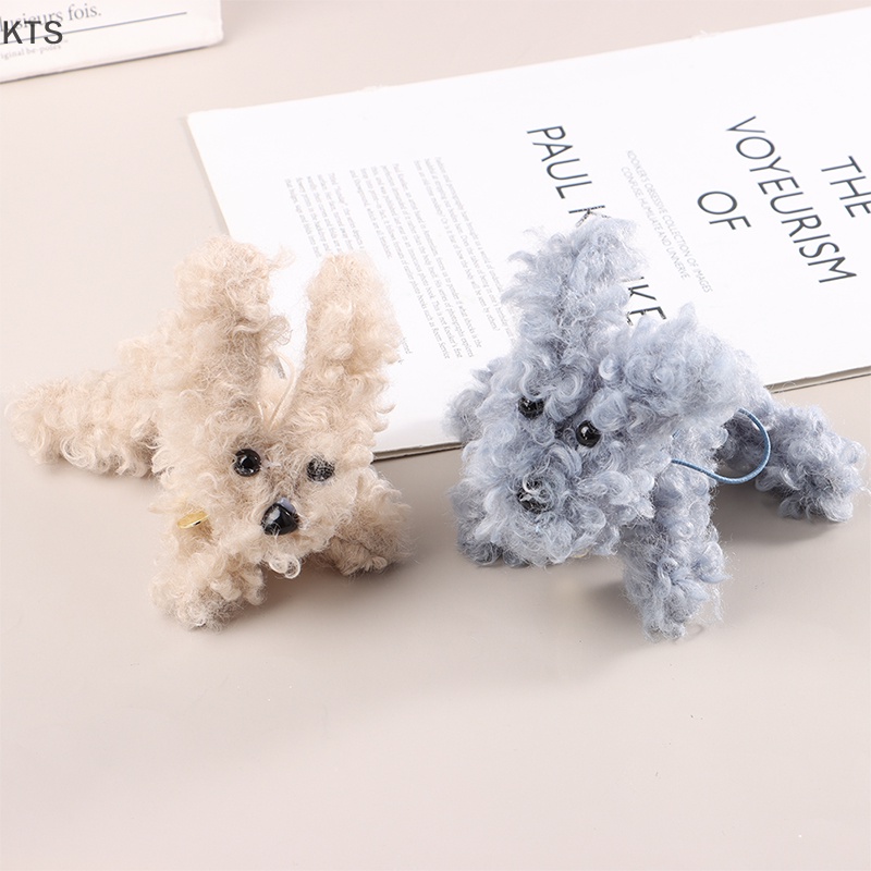 Móc Khóa Hình Chó Nhồi Bông Hoạt Hình Đáng Yêu