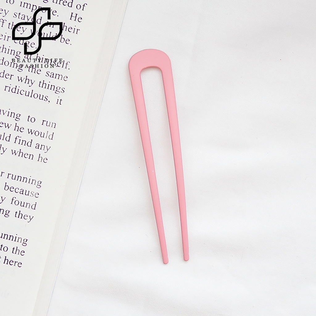 Trâm Cài Tóc Hình Chữ U Bằng Hợp Kim Dùng Hàng Ngày Cho Bạn Gái