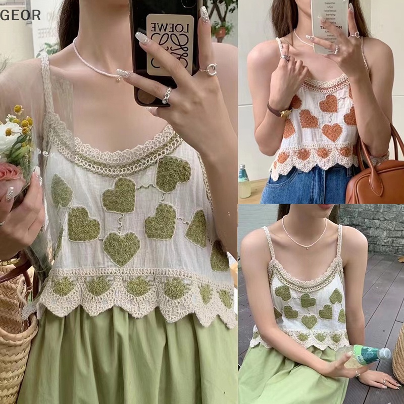 Áo Dệt Kim Sát Nách Thêu Họa Tiết Thổ Cẩm Kiểu Vintage Thời Trang Mùa Hè Cho Nữ