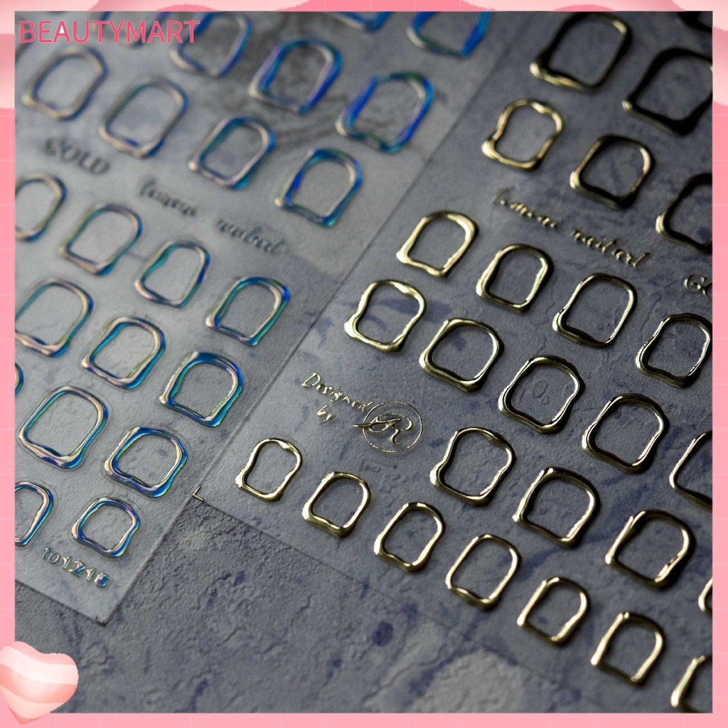 Miếng Dán Trang Trí Móng Tay Sáng Bóng Chống Thấm Nước Dành Cho Nữ