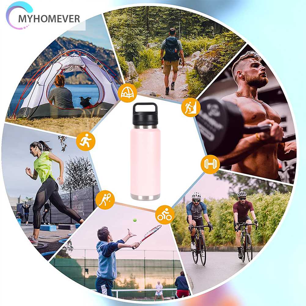 Bình Nước 1000ml Có Tay Cầm Tiện Lợi Cho Dã Ngoại