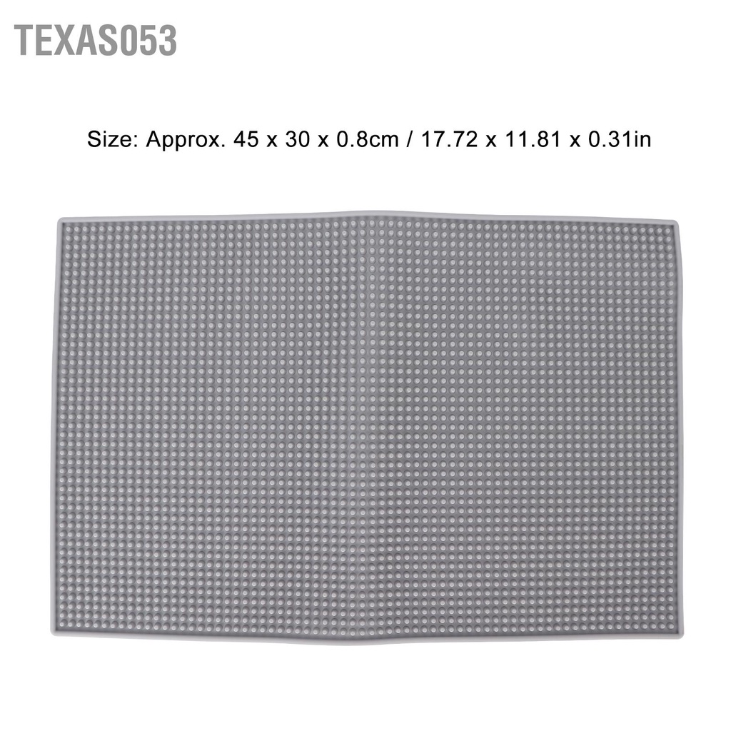 Texas053 Dụng Cụ Tạo Kiểu Tóc Silicone Thảm Chống Trượt Kéo Lược Lưu Trữ Miếng Lót Cho Salon