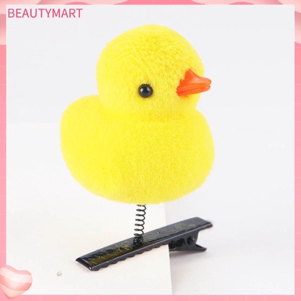 Set 5 Kẹp Tóc Hình Chú Vịt Vàng Nhỏ Xinh Chống Trượt Thời Trang Dự Tiệc Cho Bé