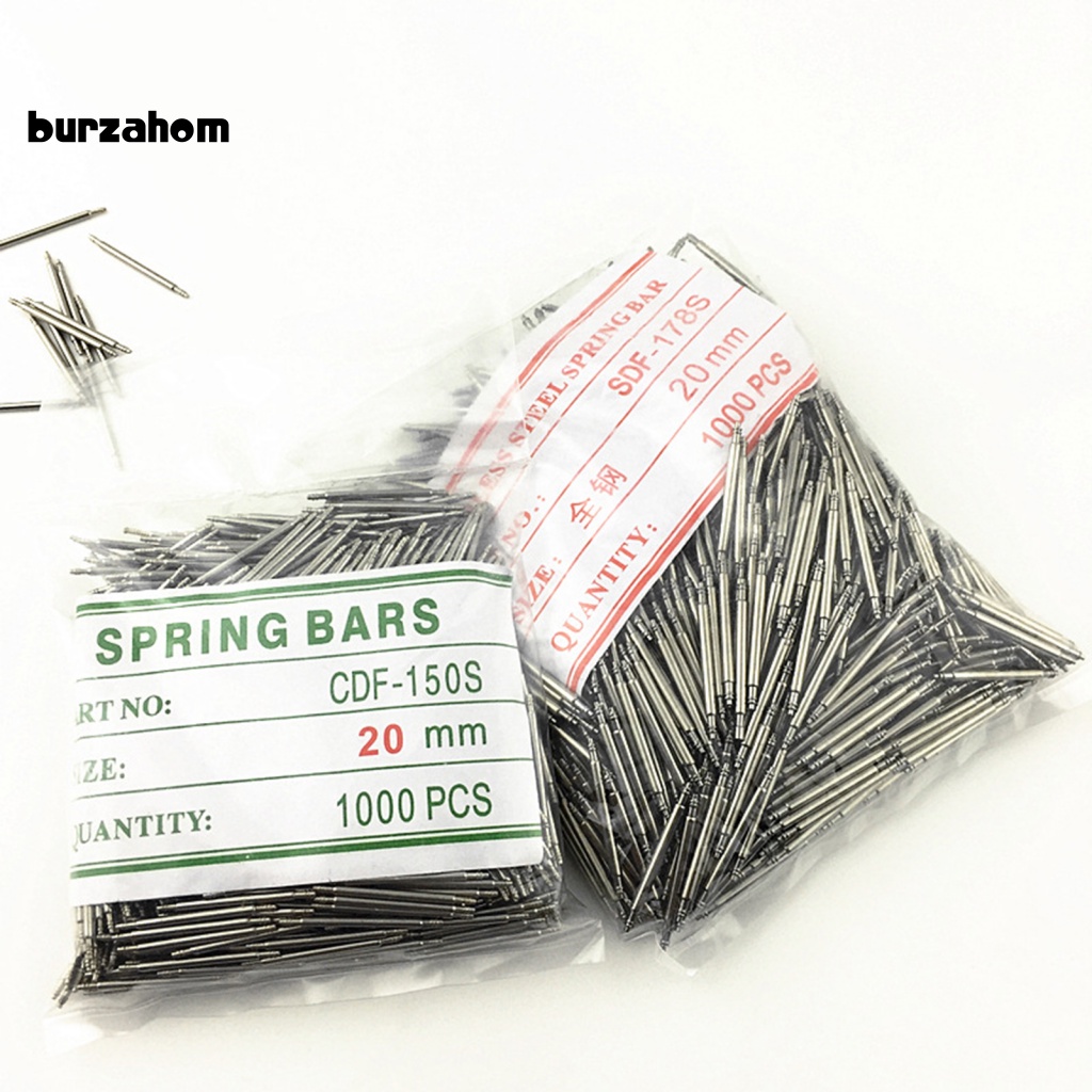 Bộ 1000 Ghim Lò Xo Đường Kính 1.5mm Bằng Thép Không Gỉ Dùng Làm Đồng Hồ