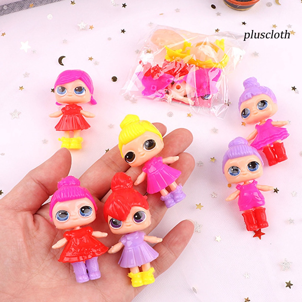 Set 10 Búp Bê Đồ Chơi Lắp Ráp Hoạt Hình 3D DIY Trọng Lượng Nhẹ Và Thú Vị Cho Bé Trai Và Bé Gái