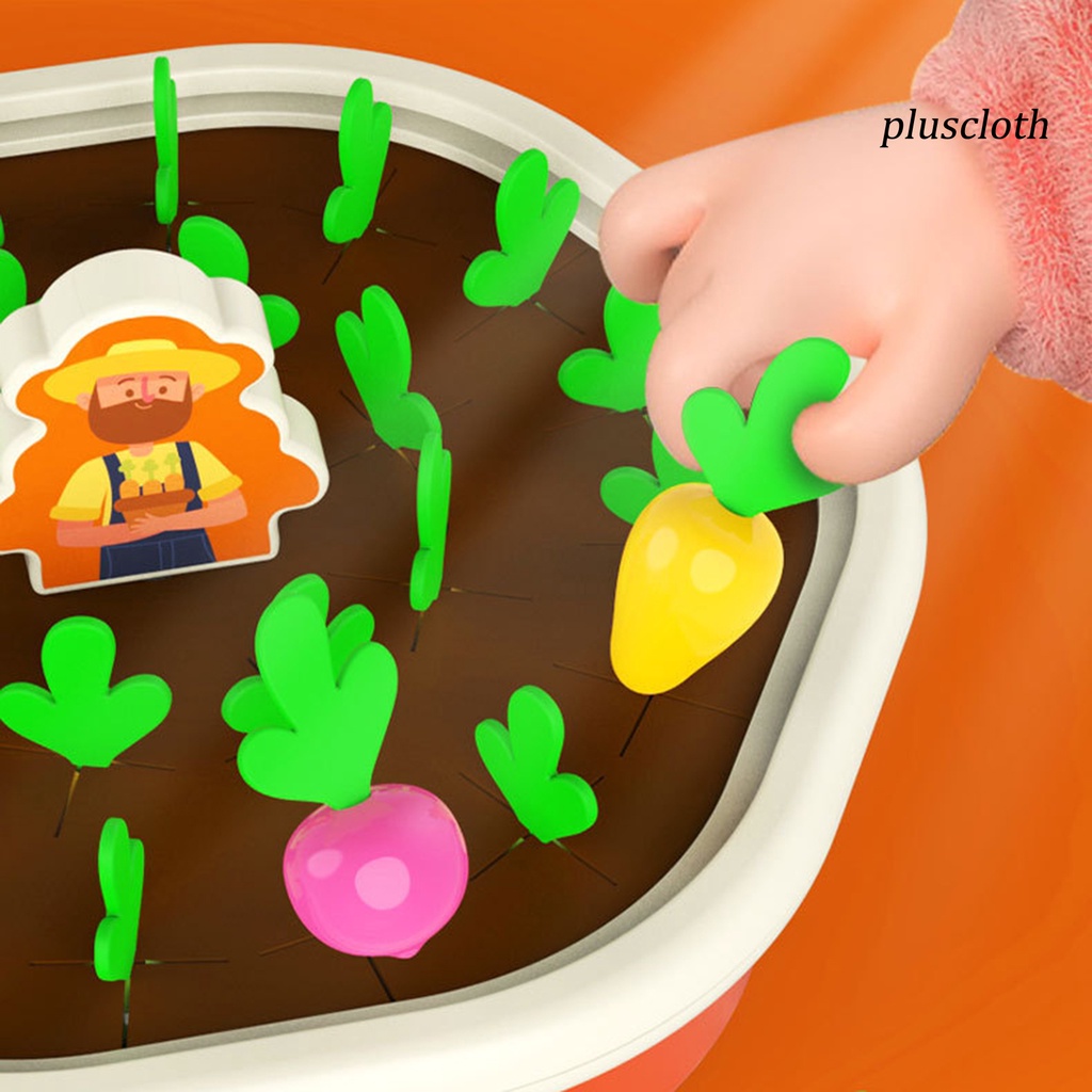 1 Bộ Đồ Chơi Mô Phỏng Nông Nghiệp Màu Sắc Nhận Biết Tay Và Mắt Cà Rốt Kéo Cho Trẻ Em