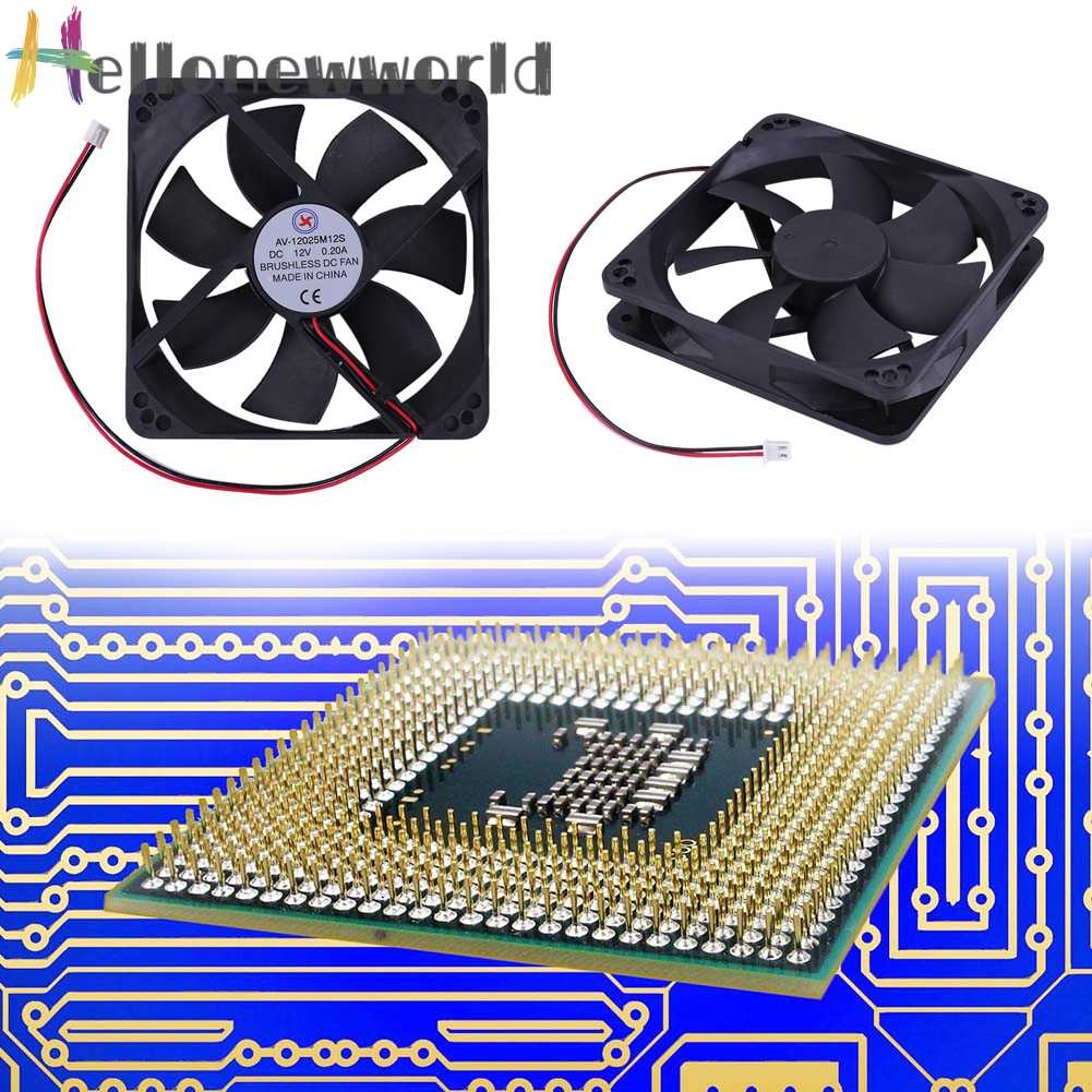 Yd- YD-Túi Đựng Đồ Dùng Tiện Lợi1212025Quạt Tản Nhiệt 7 Cánh SH DC12V 118x118x24mm Cho Máy Tính