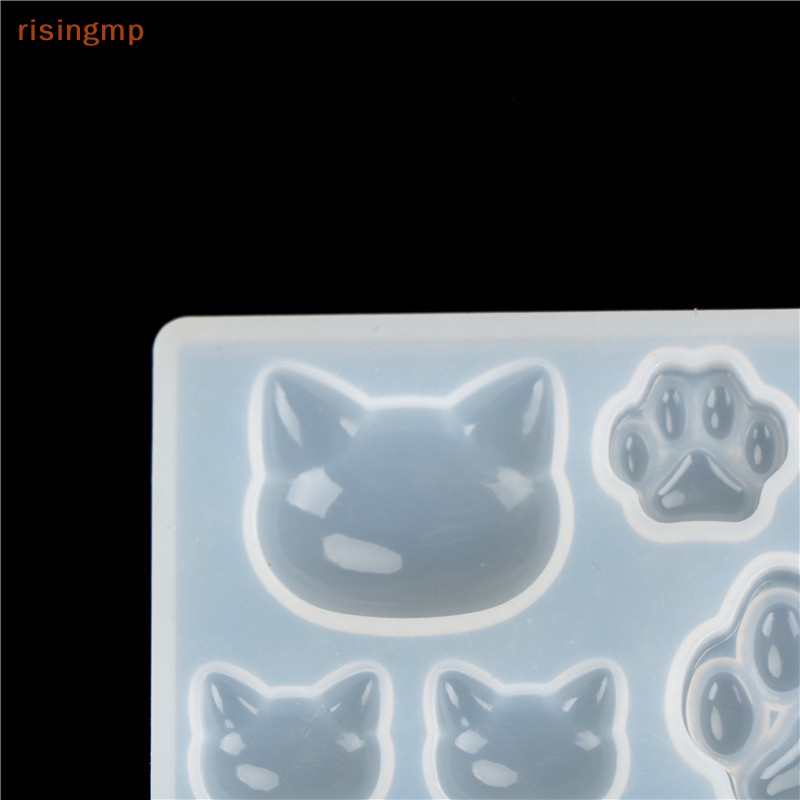 Khuôn silicone Hình Dấu Chân Mèo / Mặt Trăng / Ngôi Sao / Trái Tim Làm Trang Sức Diy