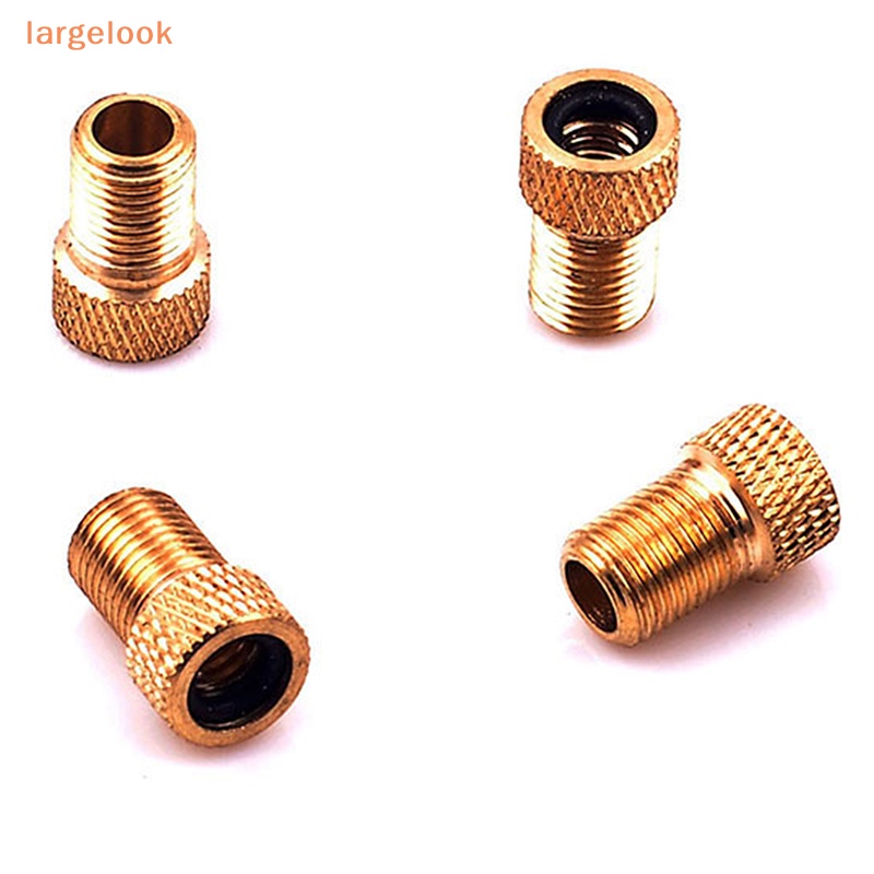 Set 10 Van Chuyển Đổi Bơm Hơi Từ Presta Sang Schrader Bằng Đồng