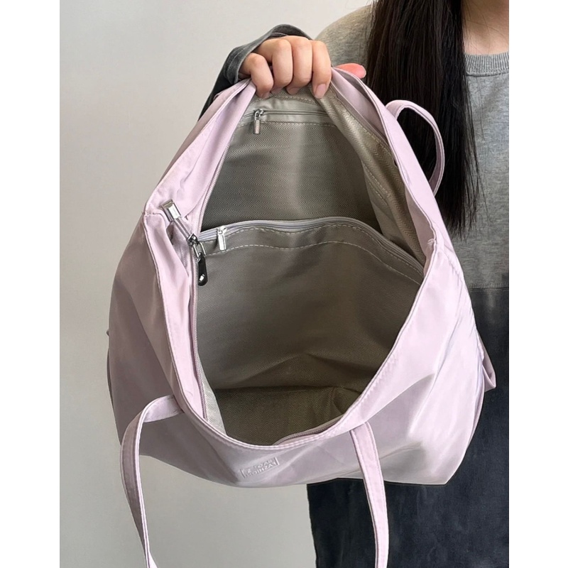 Túi Xách Nylon Sức Chứa Lớn Đơn Giản Cho Nữ