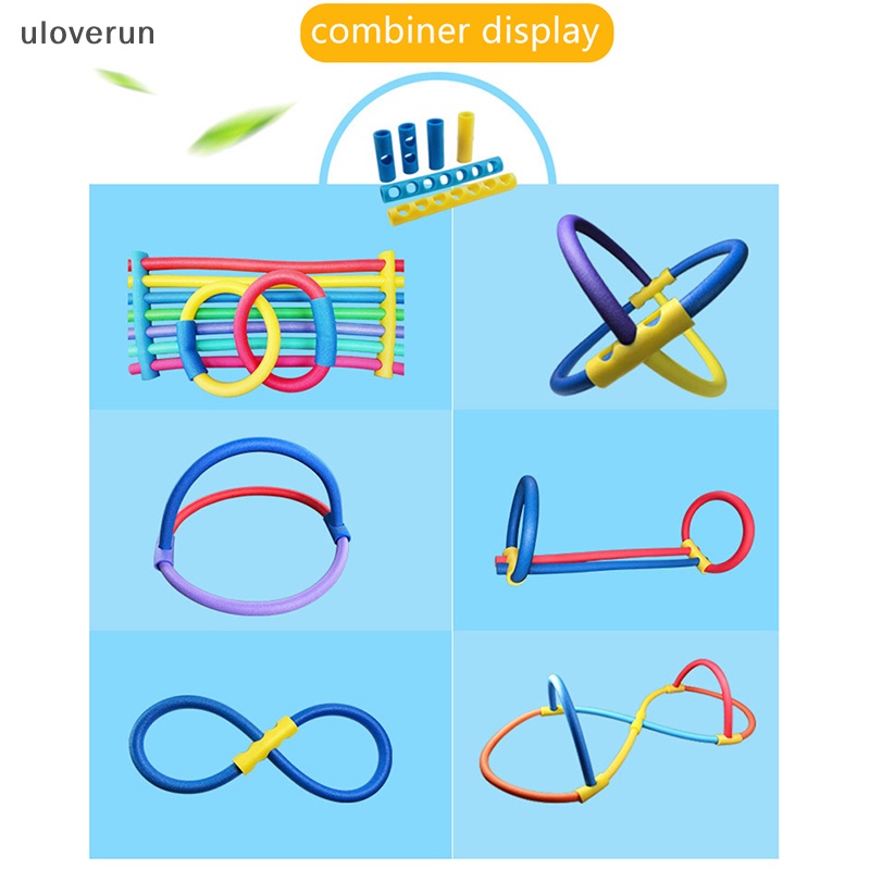 Uloverun Phao Bơi Xốp Trơn Khoét Rỗng Linh Hoạt Cho Người Lớn Và Trẻ Em vn