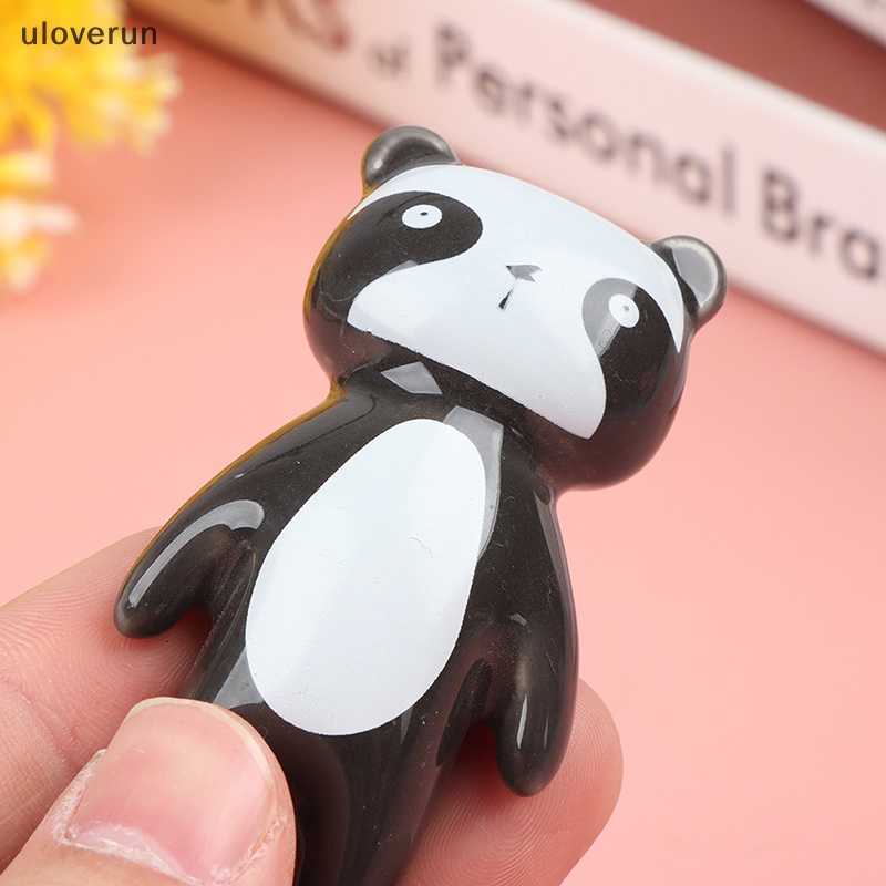 Uloverun Tay Nắm Ngăn Kéo Tủ Một Lỗ Bằng Gốm Hình Động Vật Hoạt Hình Dễ Thương vn