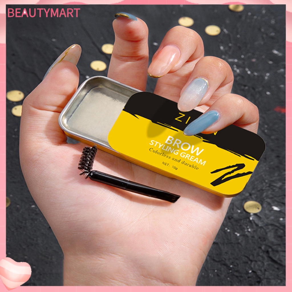 Xà Phòng Tạo Kiểu Lông Mày Tự Nhiên Lâu Trôi 10g Kèm Cọ Trang Điểm Cho Nữ