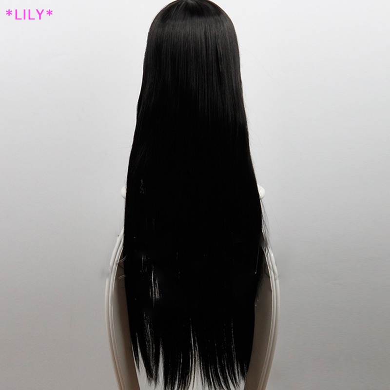 Lily Anime nhân vật hoạt hình jabami yumeko đen dài thẳng tóc giả cosplay Party uuu