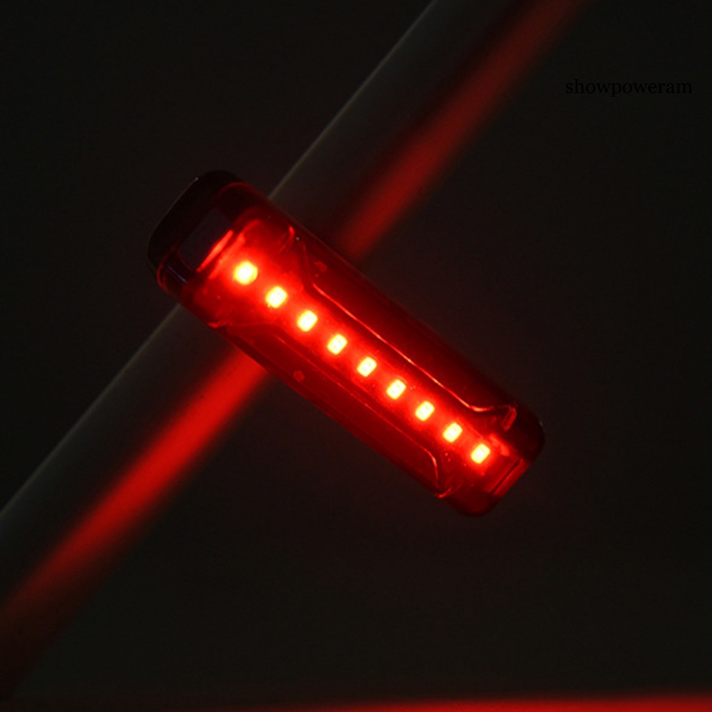 Đèn Cảnh Báo Chống Nước IPX5 Cổng Sạc USB Dùng Cho Xe Đạp