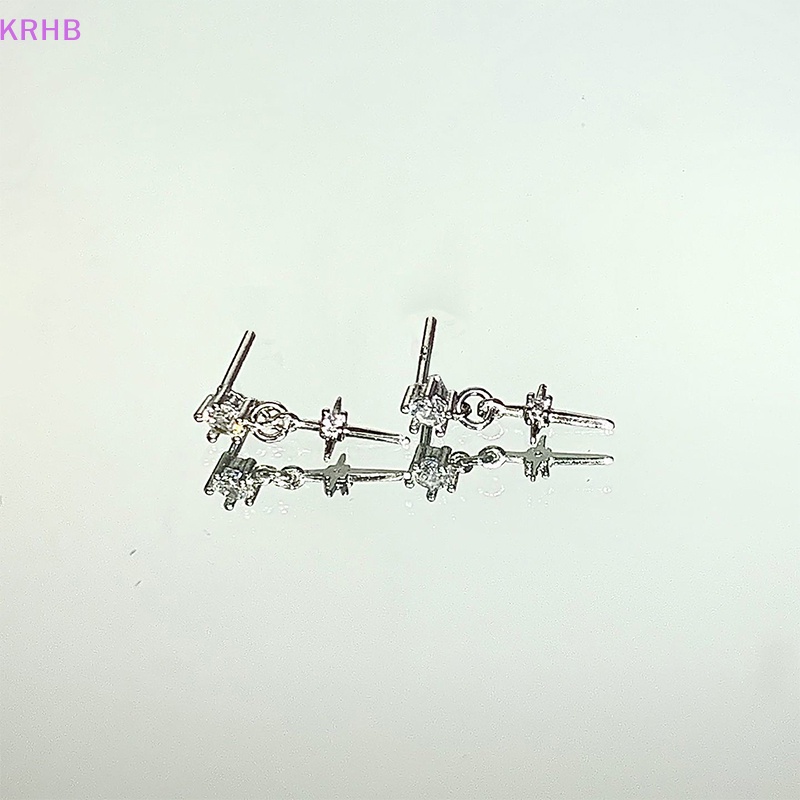 1 Đôi Bông Tai Đính Đá Lấp Lánh Thời Trang Dành Cho Nữ Mới