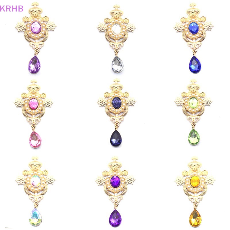 Ghim Cài Áo Hình Giọt Nước Bằng Hợp Kim Đính Ngọc Trai Giả Dùng Trang Trí Hộp Quà Mới